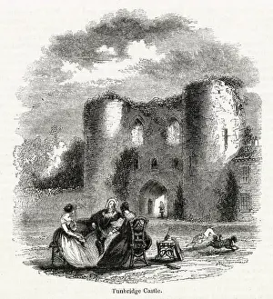 Tonbridge: View of Tonbridge Castle, Tonbridge, Kent