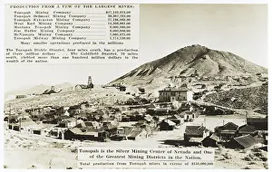 Dollars: View of Tonopah, Nevada, USA