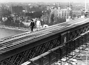 Bascule: View from Tower Bridge, London