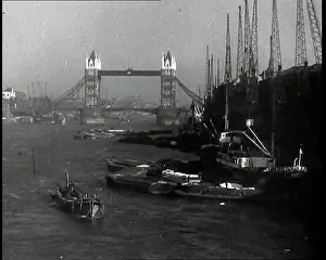 Nearside: A View of Tower Bridge With Various Types of