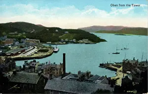 Argyllshire: View from the Tower, Oban, Argyllshire