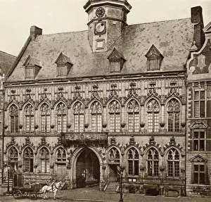 Staircases: View of the Town Hall, Mons, Belgium