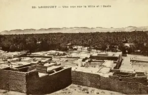 Amour: A view of the town and the oasis, Laghouat
