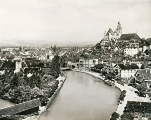 Thun: View of the town of Thun in Switzerland