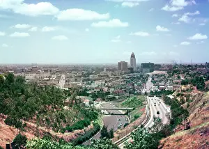 Camerique: View of Traffic on Freeway City Hall Building
