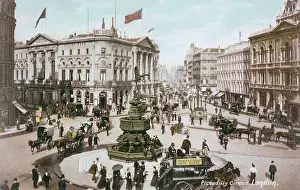 Anteros: View of the traffic in Piccadilly Circus in 1905