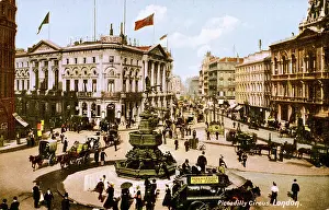 Spaten: View of the traffic at Piccadilly Circus, London
