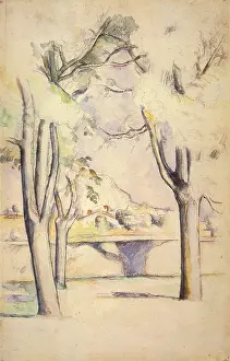 Cezanne: View Through the Trees, by Paul Cezanne