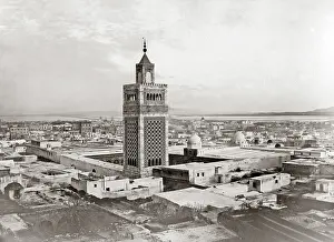 Tunis: View of Tunis, Tunisia, circa 1890