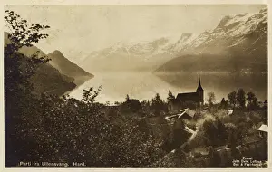 Hardanger: View of Ullensvang, Hardanger, Norway