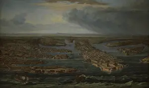 Extensive: View of Valletta and the Three Cities, circa 1733