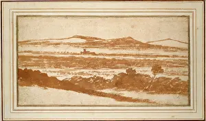 Poussin: View across a Valley towards distant Hills