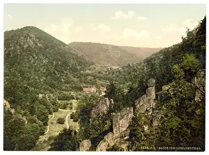 Hartz: View in the Valley of Ilfeld, Ilfeld, Hartz, Germany