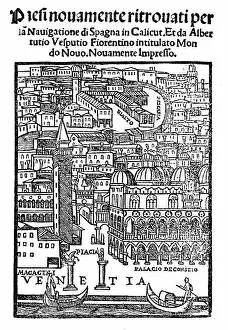 Account: View of Venice from title page of Amerigo Vespucci