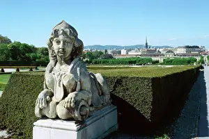 Landova: View of vienna from the Belvedere