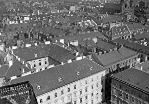 Archdiocese: View of the Vienna city center, 1908