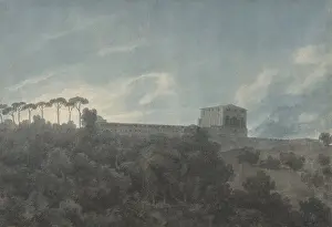 Lante: View of the Villa Lante on the Janiculum in Rome