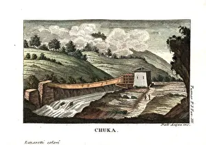 Chuka: View of the village of Chuka, Tibet