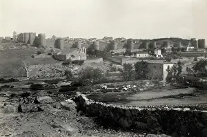 Avila: View of the walls, Avila, Spain