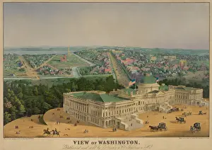 Gwgroup: View of Washington DC. 1852.?