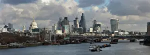 Leadenhall: View from Waterloo bridge, London, England