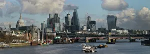 Leadenhall: View from Waterloo bridge, London, England