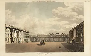 Edgcumbe: View of Waterloo Place, looking toward Carlton Palace