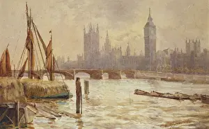 Burrow: View of Westminster Across the River