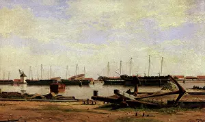 Christoffer: A View Towards the Wharf at Nyholm with Its Crane