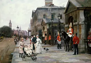 Horseguards: View of Whitehall by Filippo Baratti