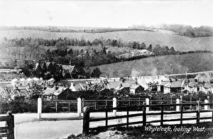 Whyteleafe: View of Whyteleafe, Surrey, looking west