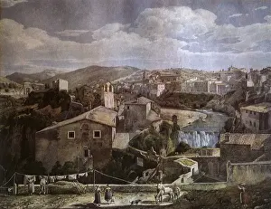 Galloway: View from My Window at the Hotel Sibella, Tivoli