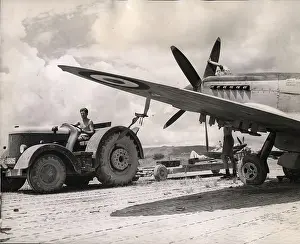 Kuala: The view from under the wing of a Supermarine Spitfire FRXVI