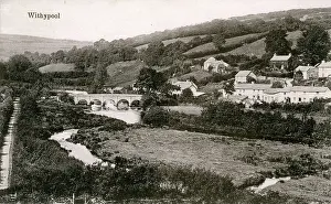 Exmoor: View of Withypool, Exmoor, Somerset, England