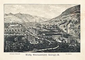 Wurttembergische: View of the Wuerttemberg Metalware Factory