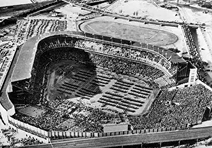 Yankee: View of the Yankee Stadium in New York, 1938