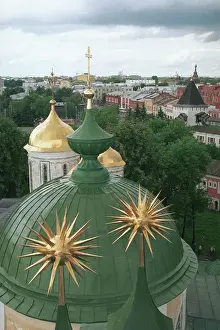 Moshkov: View of Yaroslavl from belfry of Trinity Monastery, 1998