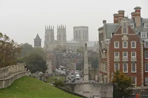 Damp: View of York Minster on a grey day