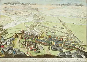 Belgrad: View from Zemun to Belgrade and position of the