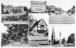 Dunstan: Five views of Cheam, Surrey