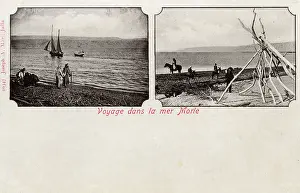 Dec17: Two Views of the Dead Sea, Palestine