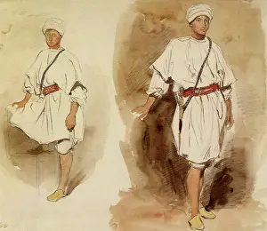 Plaited: Two Views of a Young Arab, by Delacroix