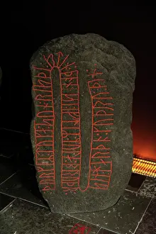 Copenhagen: Viking Age. Asferg. 1000 AD. Runestone. Dedication to a dec