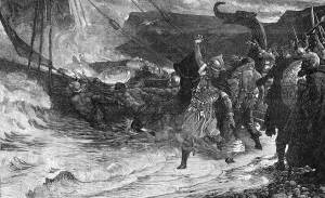 Dicksee: VIKING FUNERAL /DICKSEE