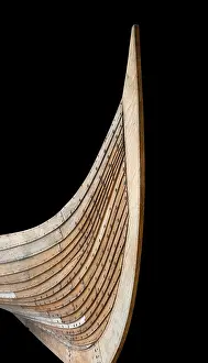 Clinker: Viking ship model, Bergen Maritime Museum, Bergen, Norway