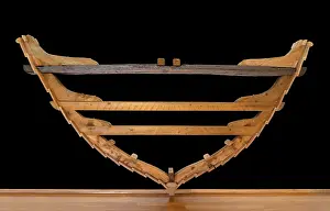 Midhordland: Viking ship model, Bergen Maritime Museum, Bergen, Norway