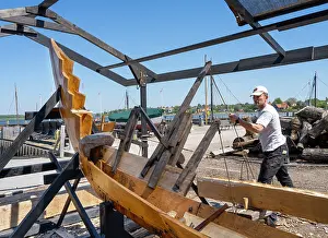 Boatyard: Viking ship reconstruction, Viking Ship Museum, Roskilde