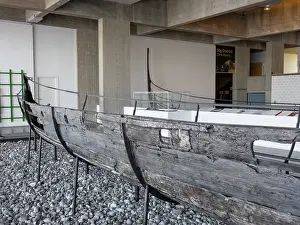 Blockship: Viking ship, Viking Ship Museum, Roskilde, Denmark
