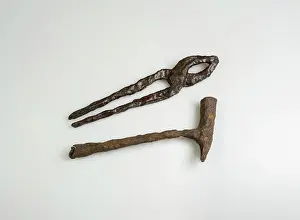 Gotland: Viking tools, Gotland Museum, Visby, Gotland, Sweden