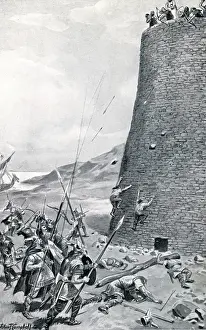 Marauding: Vikings attack tower